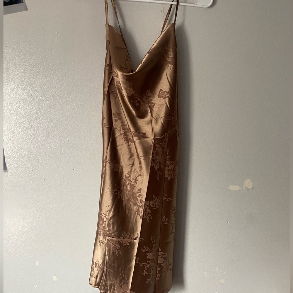 cowl neck slip dress (NWOT)